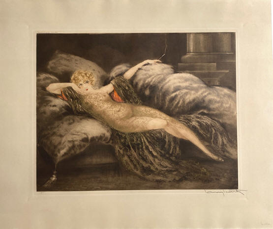 icart etching golden veil