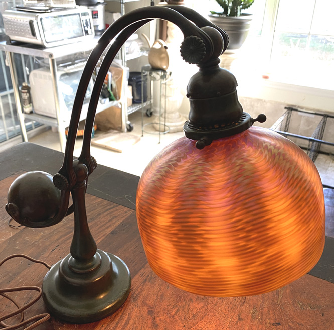 Tiffany Counter Balance lamp 