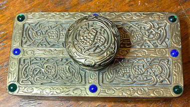 9th century tiffany rocker blotter