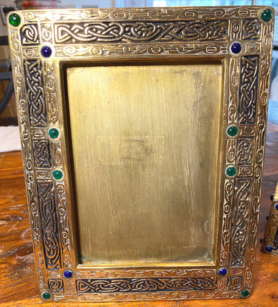 9th century tiffany picture frame 922