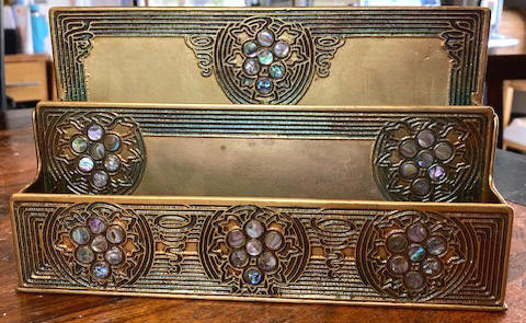 Tiffany studios abalone rack 