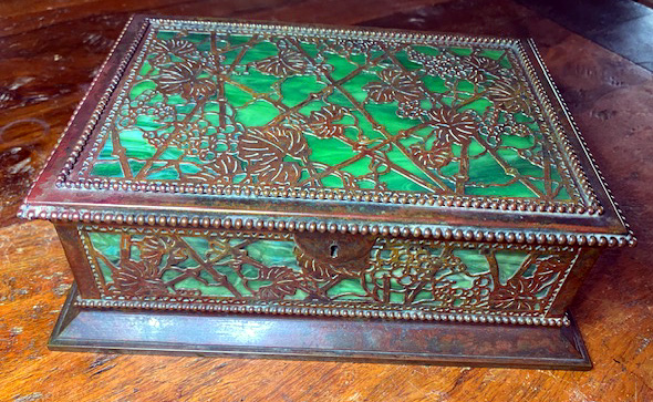 tiffany grapevine jewel box