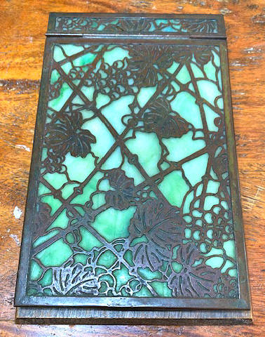 Tiffany studios grapevine note pad