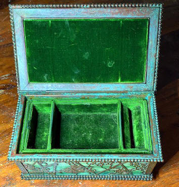 Tiffany grapevine jewel box