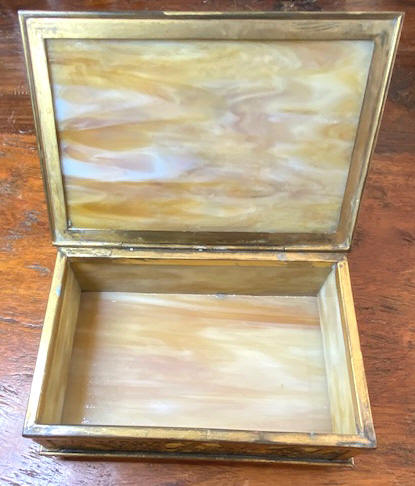 tiffany studios cigarette box