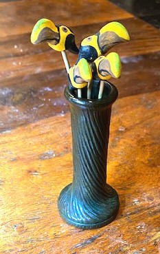 Tiffany Studios hatpin holder 1060