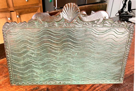 Tiffanystudios nautical paper rack