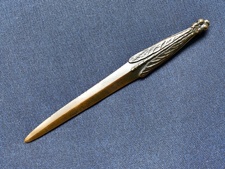 pond lily letter opener Tiffany