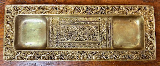 Tiffany studios venetian pen tray