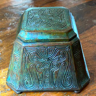 tiffany chinese inkwell