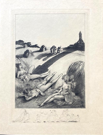 EROTIC WITH REMARQUE AT BOTTOM