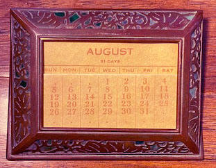 tiffany calendar