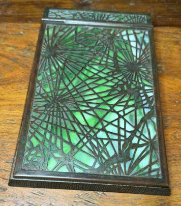 tiffany studios pine needle note pad